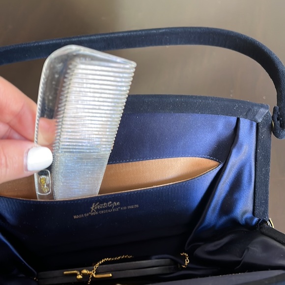 Vintage Koret Kid Suede bag - Picture 5 of 10